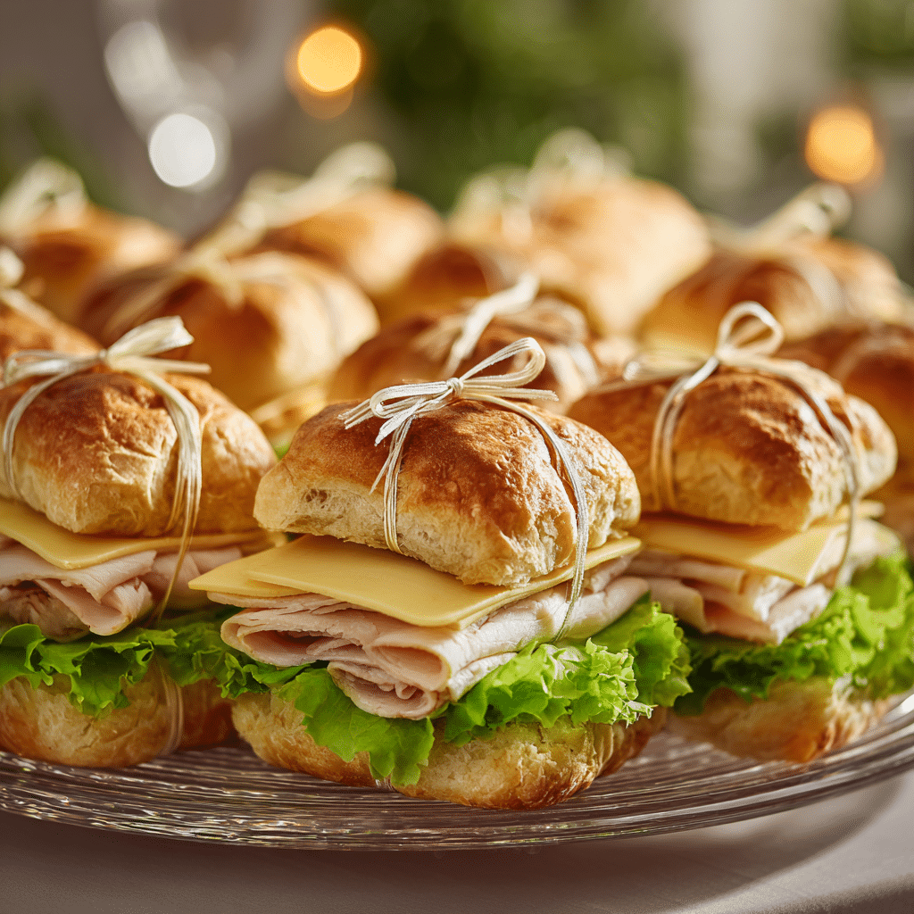 Savory Mini Sandwich Rolls Recipe - Recipe Image