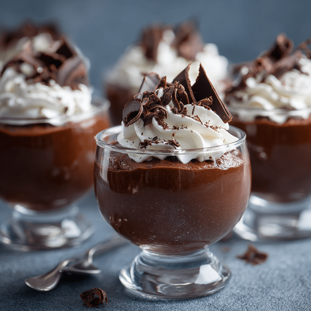Mini Chocolate Mousse Cups Recipe - Recipe Image