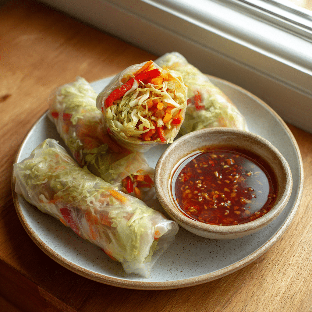 Veggie Spring Rolls Recipe - Recipe Image