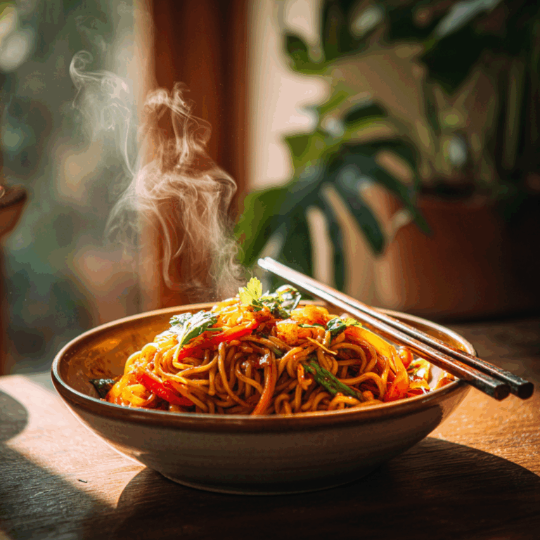 Fiery Noodle Stir-Fry Recipe