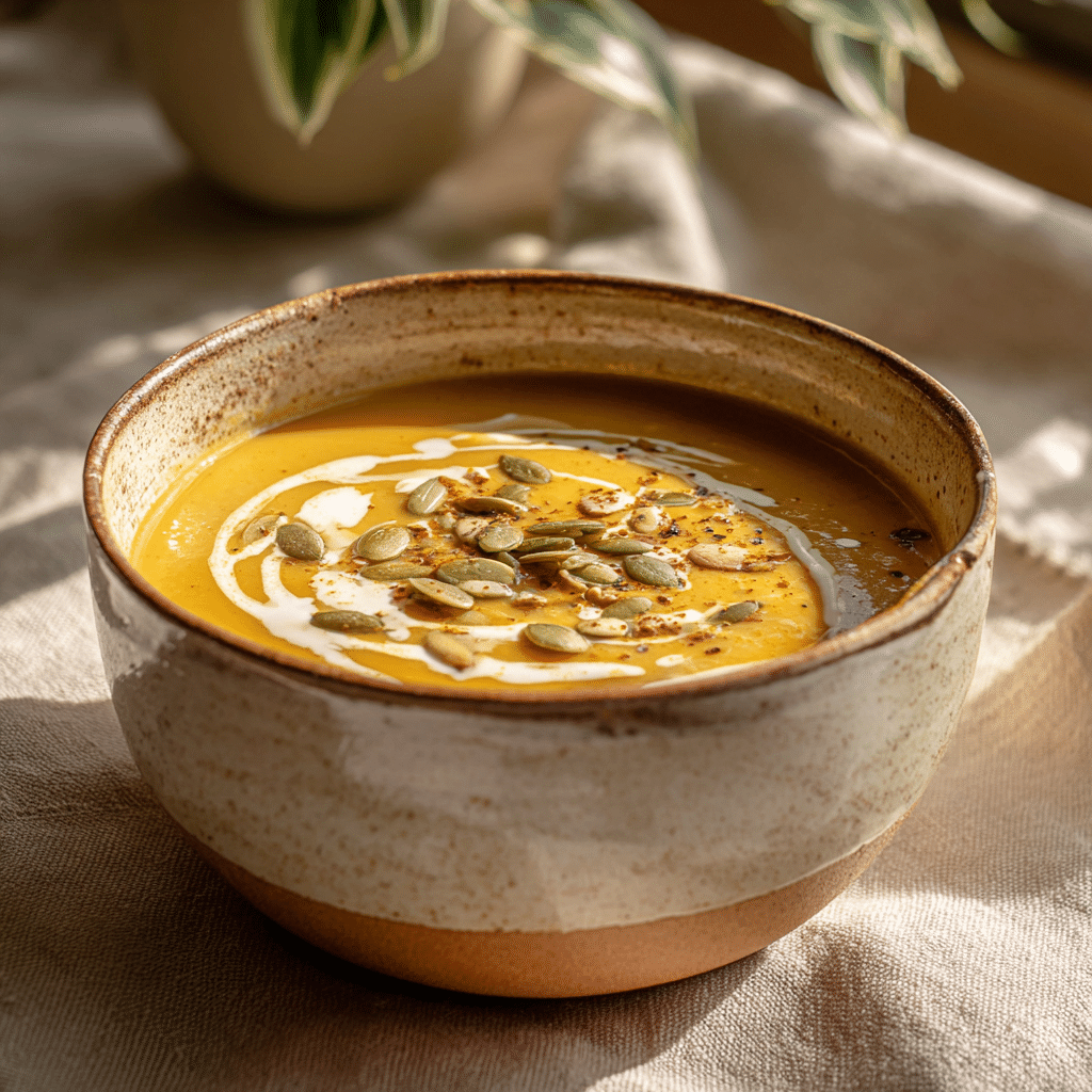 Pumpkin Soup with Coconut Milk - Recipe Image