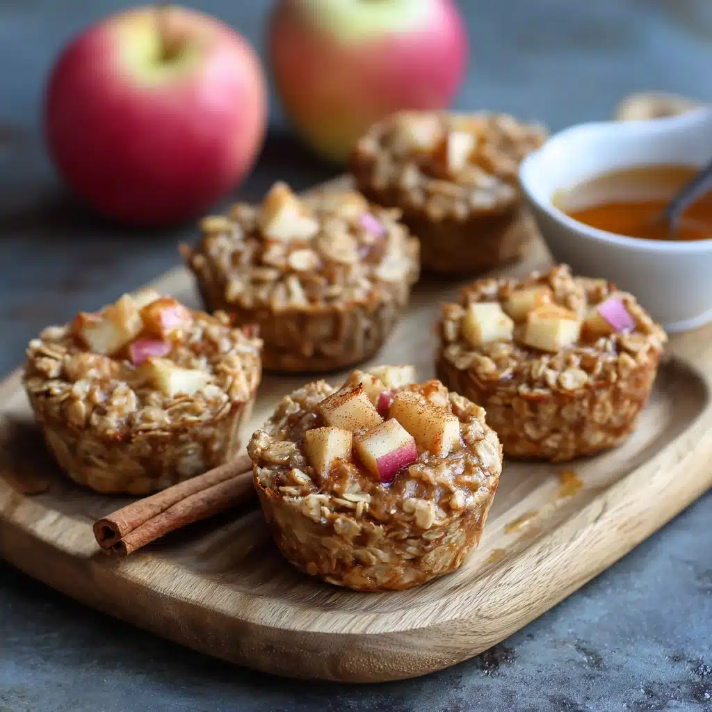 Baked Apple Cinnamon Oatmeal Cups Recipe - Recipe Image
