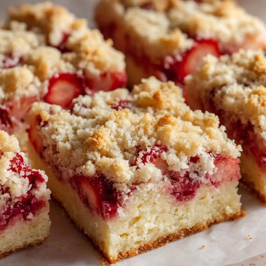 Strawberry Crumble Cake Recipe - Recipe Image