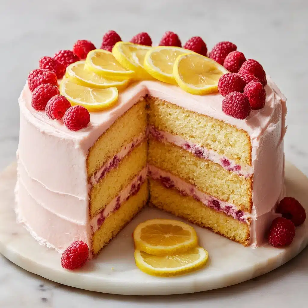 Lemon Raspberry Cake Recipe - Recipe Image