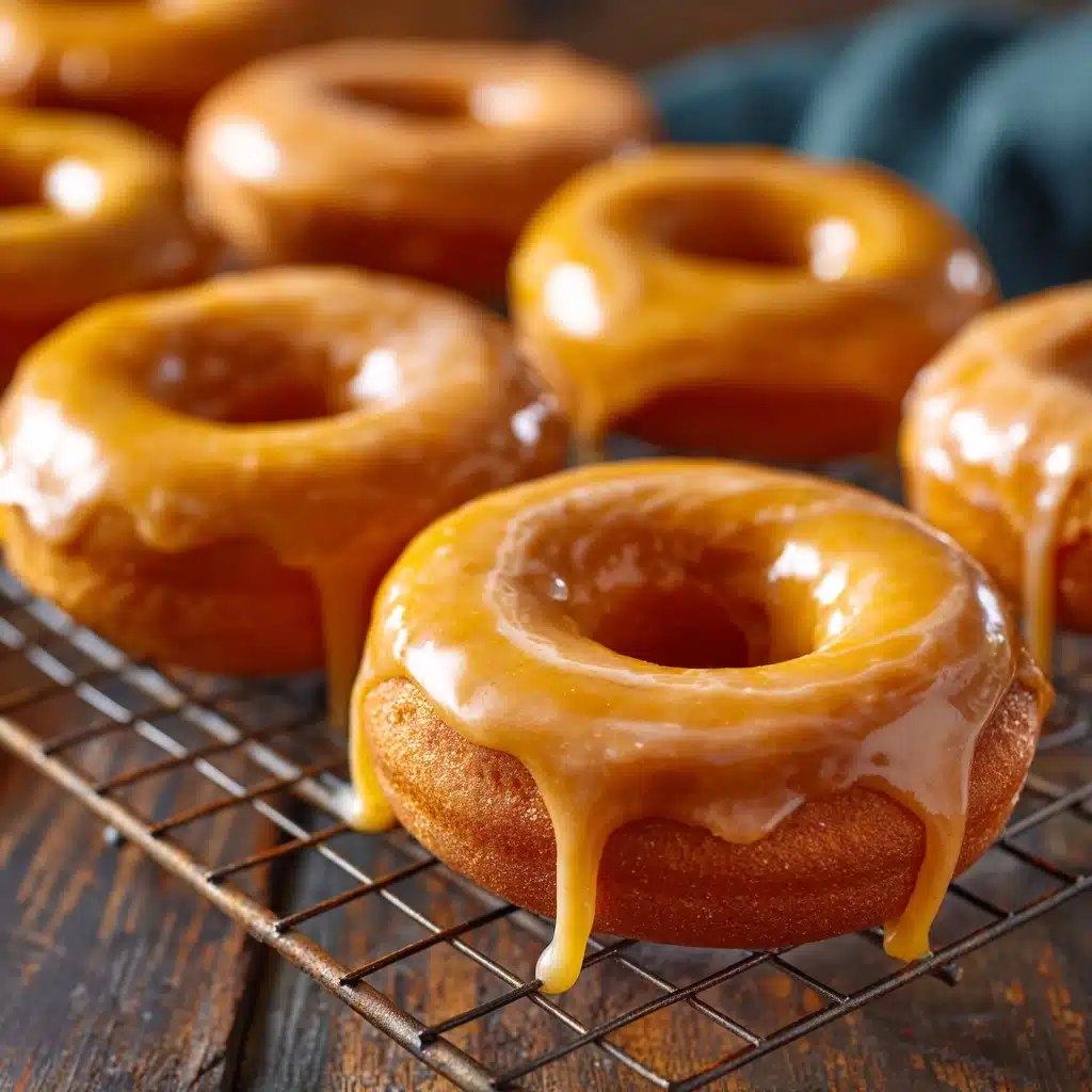 Maple Glazed Pumpkin Donuts Recipe - Recipe Image