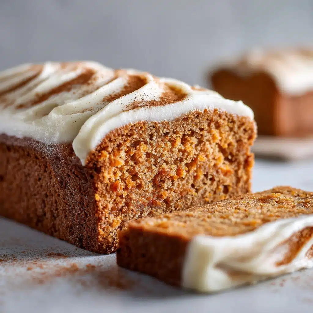 Spiced Carrot Loaf with Cream Cheese Frosting Recipe - Recipe Image