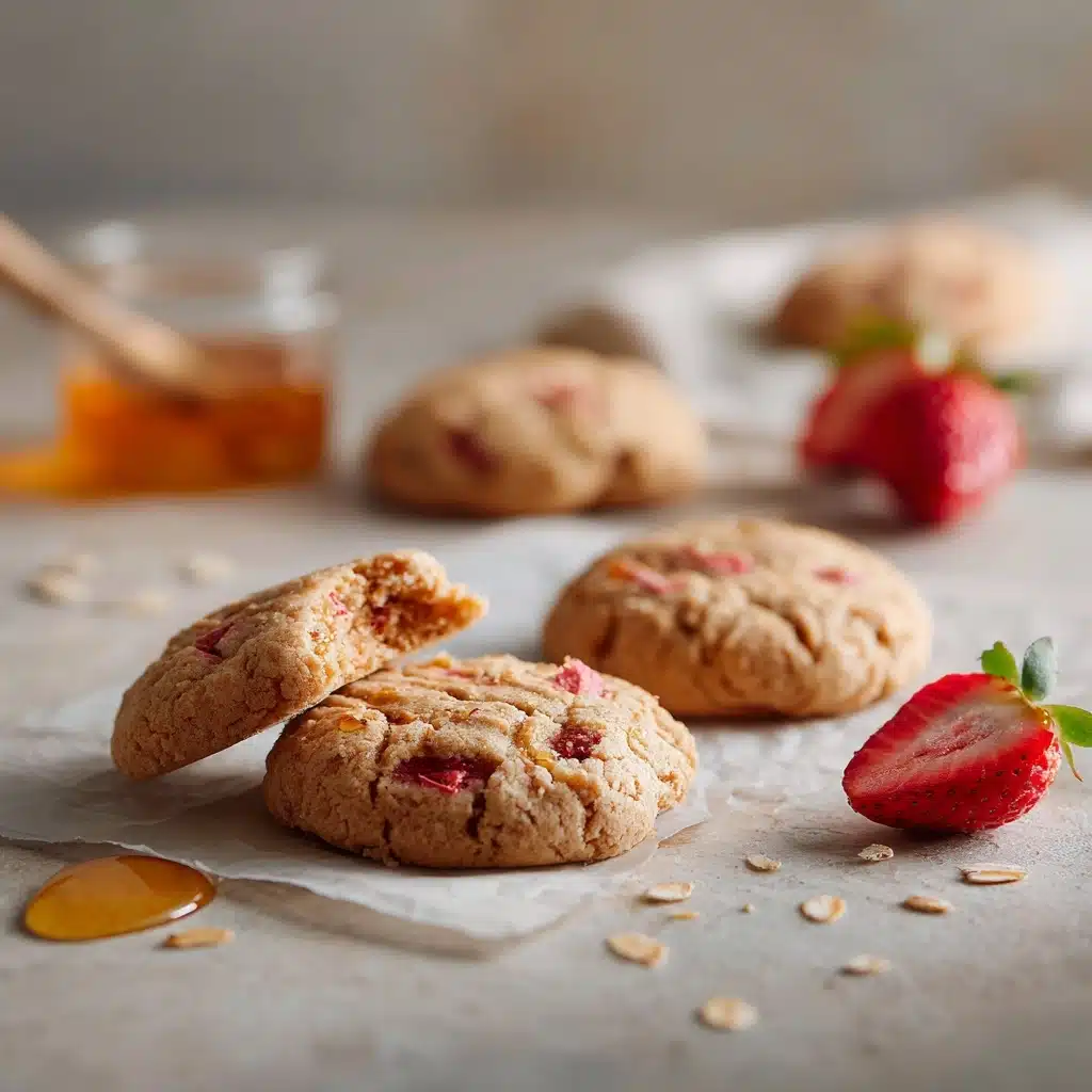 Almond Butter Strawberry Cookies Recipe - Recipe Image
