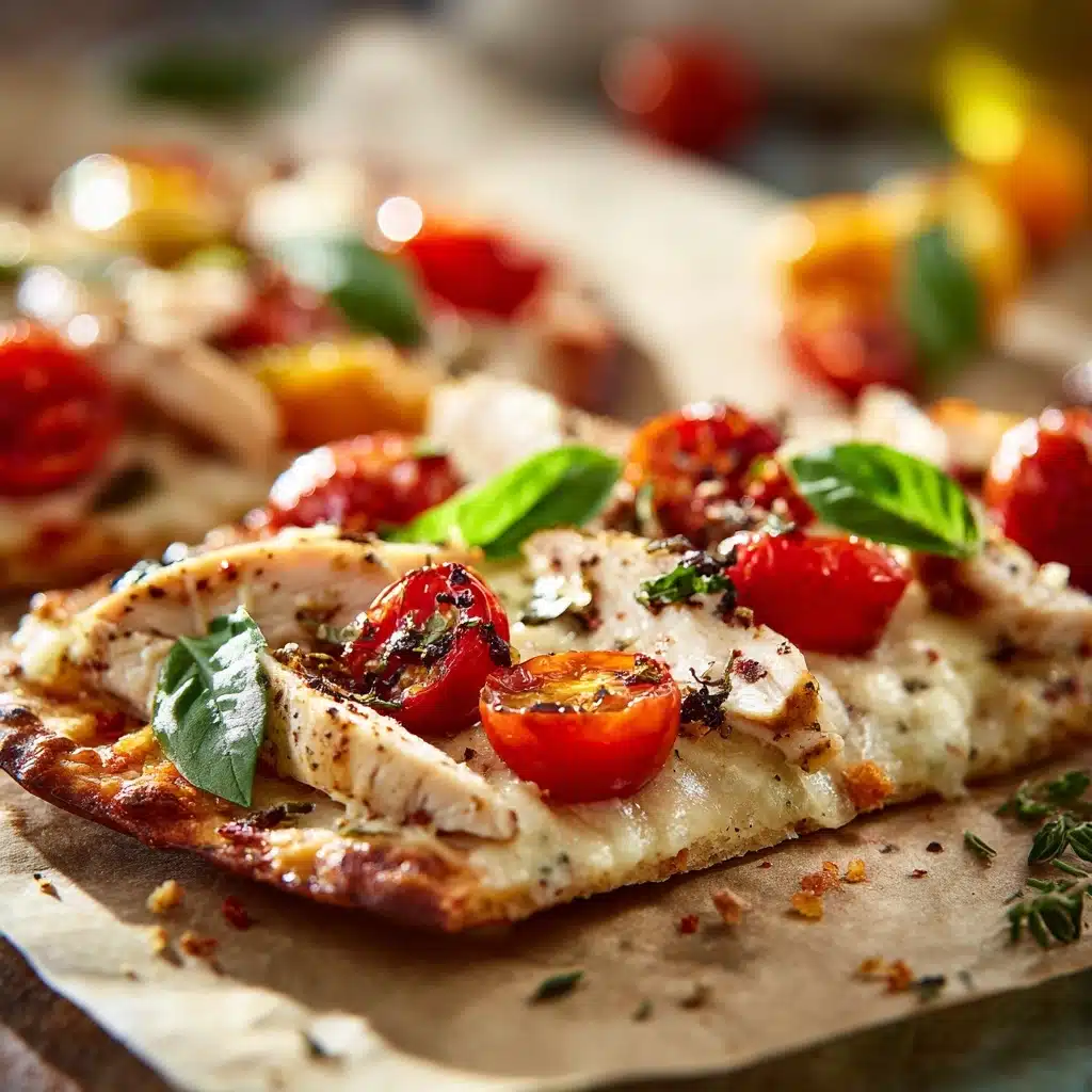 Pesto Chicken Pizza Recipe - Recipe Image