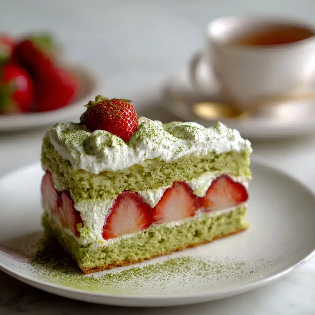 Matcha Strawberry Shortcake Recipe - Recipe Image