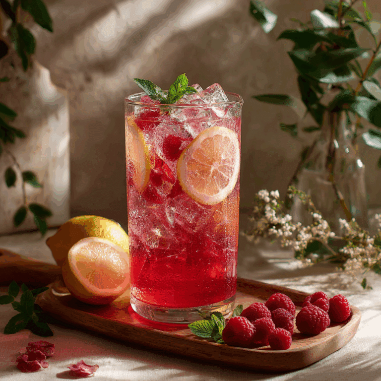 Raspberry Rose Lemonade Recipe