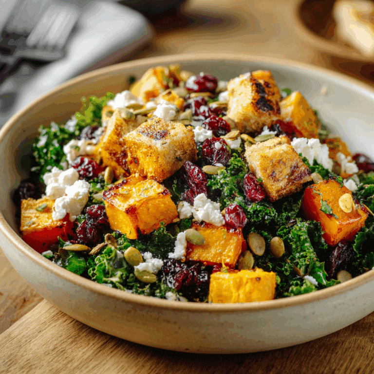 Roasted Pumpkin Panzanella Salad Recipe