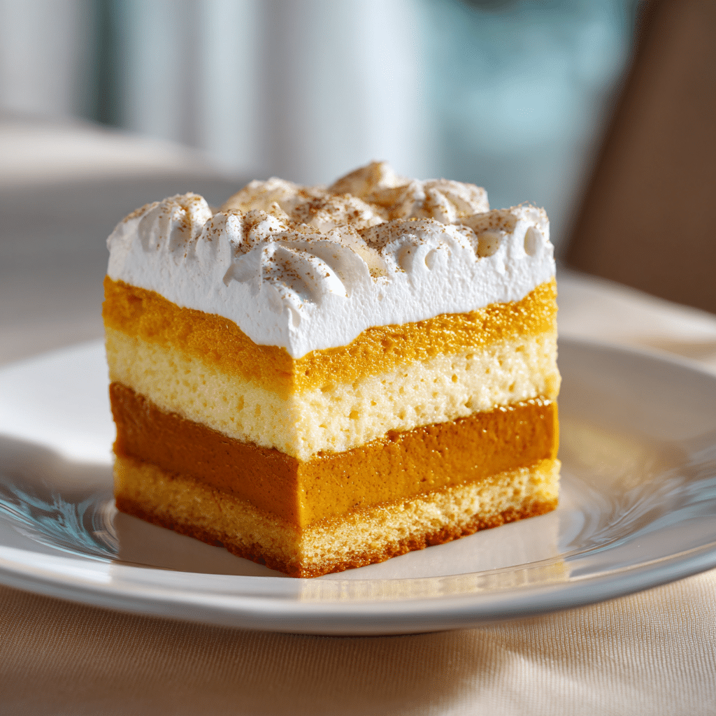 Pumpkin Magic Cake Recipe - Recipe Image