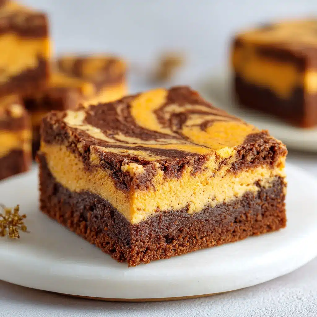 Pumpkin Cheesecake Brownies Recipe - Recipe Image