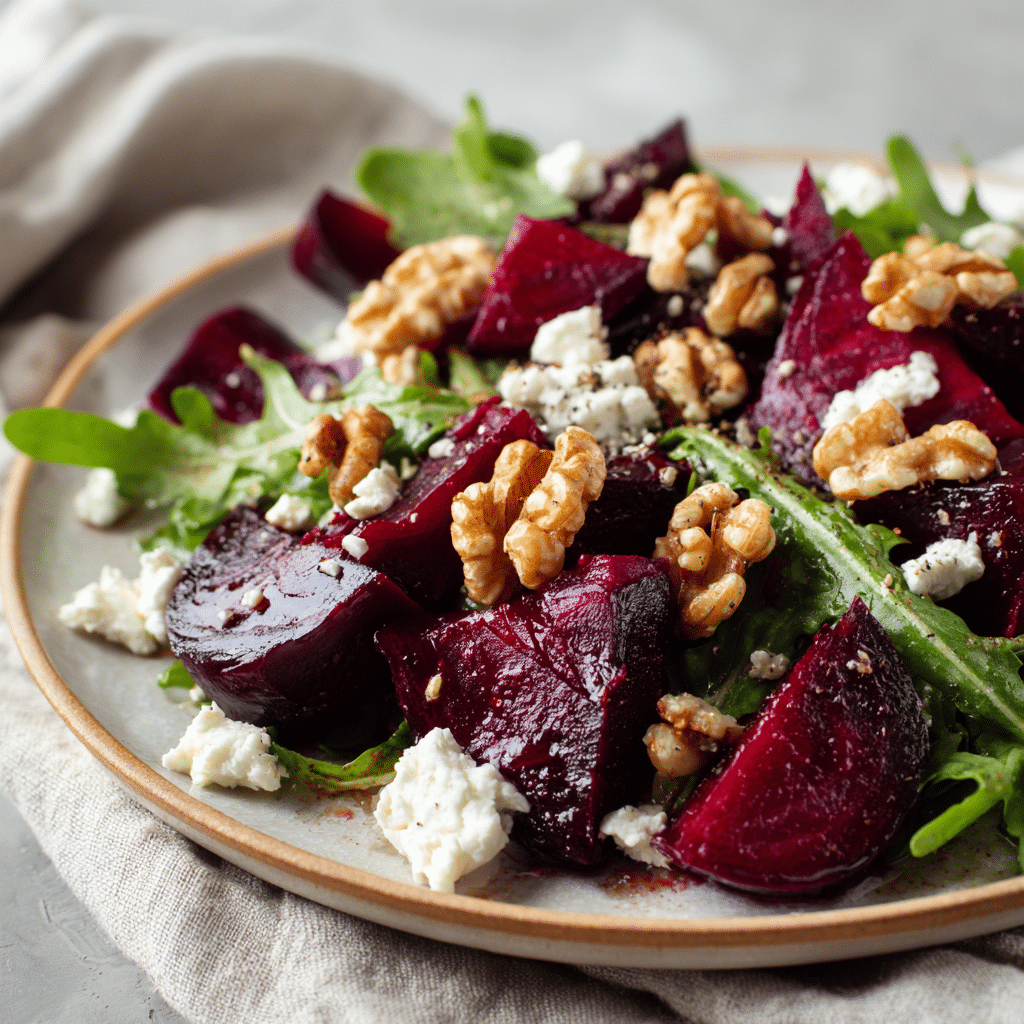 Roasted Beet and Walnut Salad Recipe - Recipe Image
