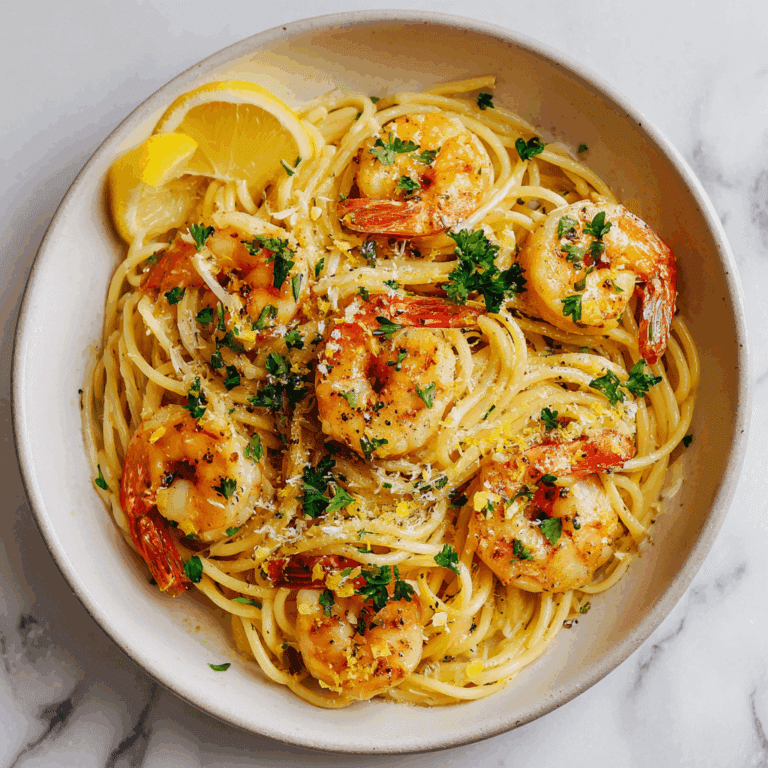 Lemon Butter Shrimp Pasta Recipe