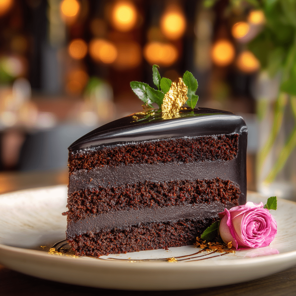 Black Rose Chocolate Cake Recipe - Recipe Image
