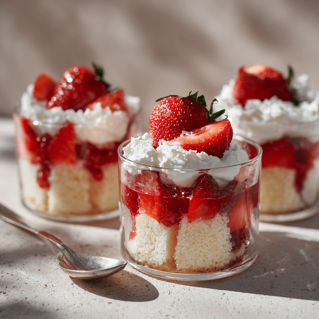 Mini Strawberry Shortcake Cups Recipe - Recipe Image