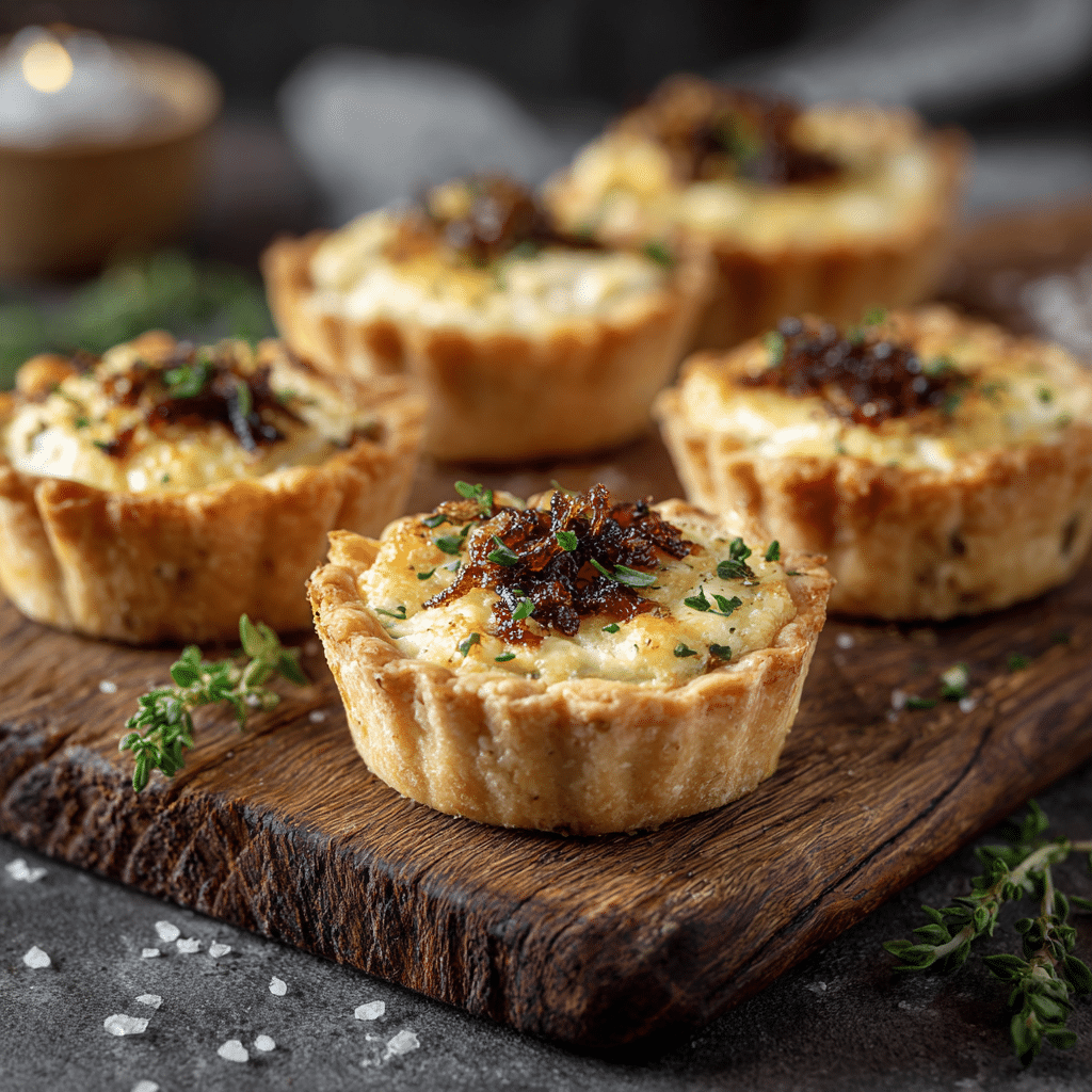 Mini Cheese Tartlets Recipe - Recipe Image