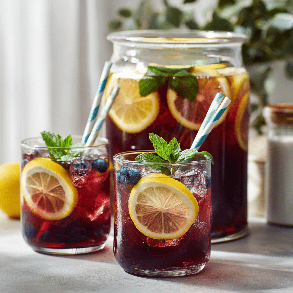 Lemon Blueberry Punch Recipe - Recipe Image