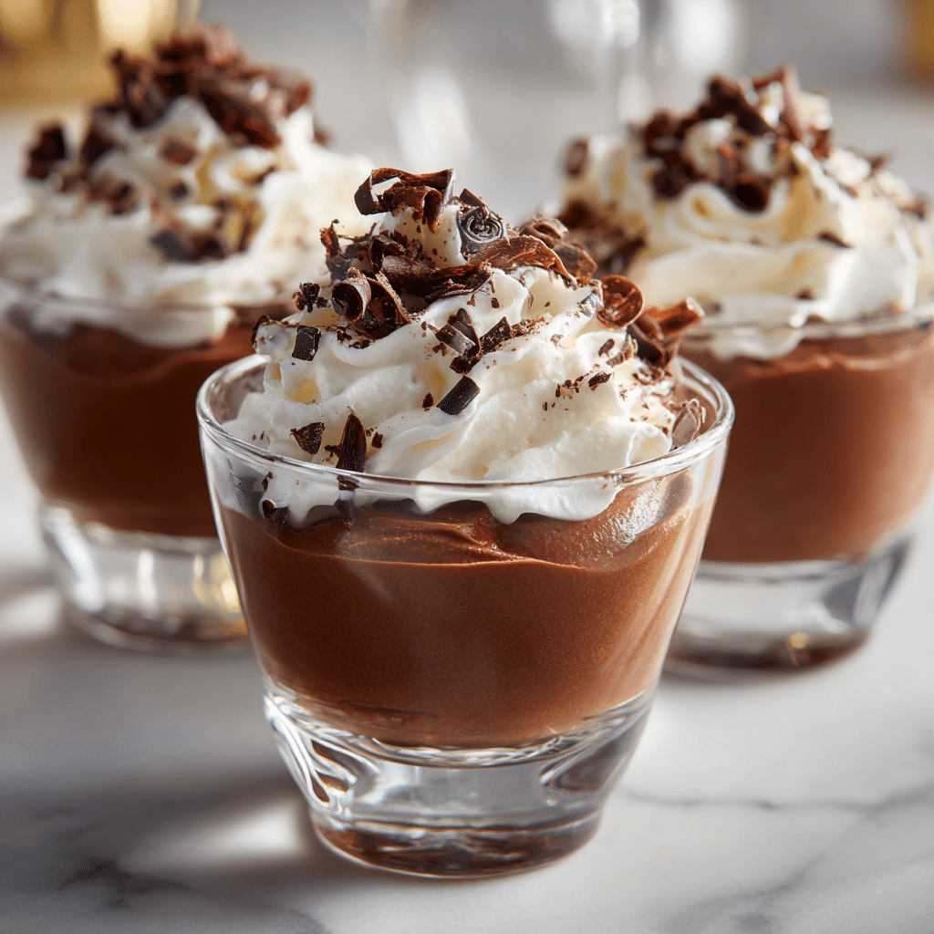 Mini Chocolate Mousse Cups Recipe - Recipe Image