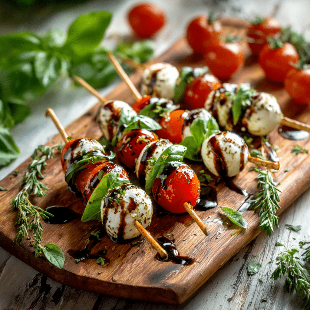 Mini Caprese Skewers Recipe - Recipe Image