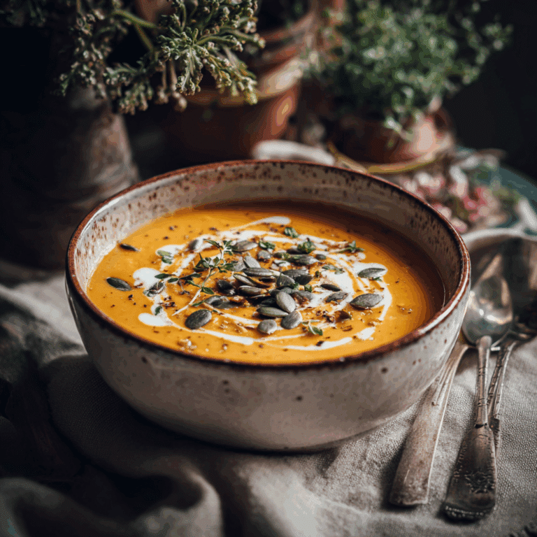 Pumpkin Soup with Coconut Milk
