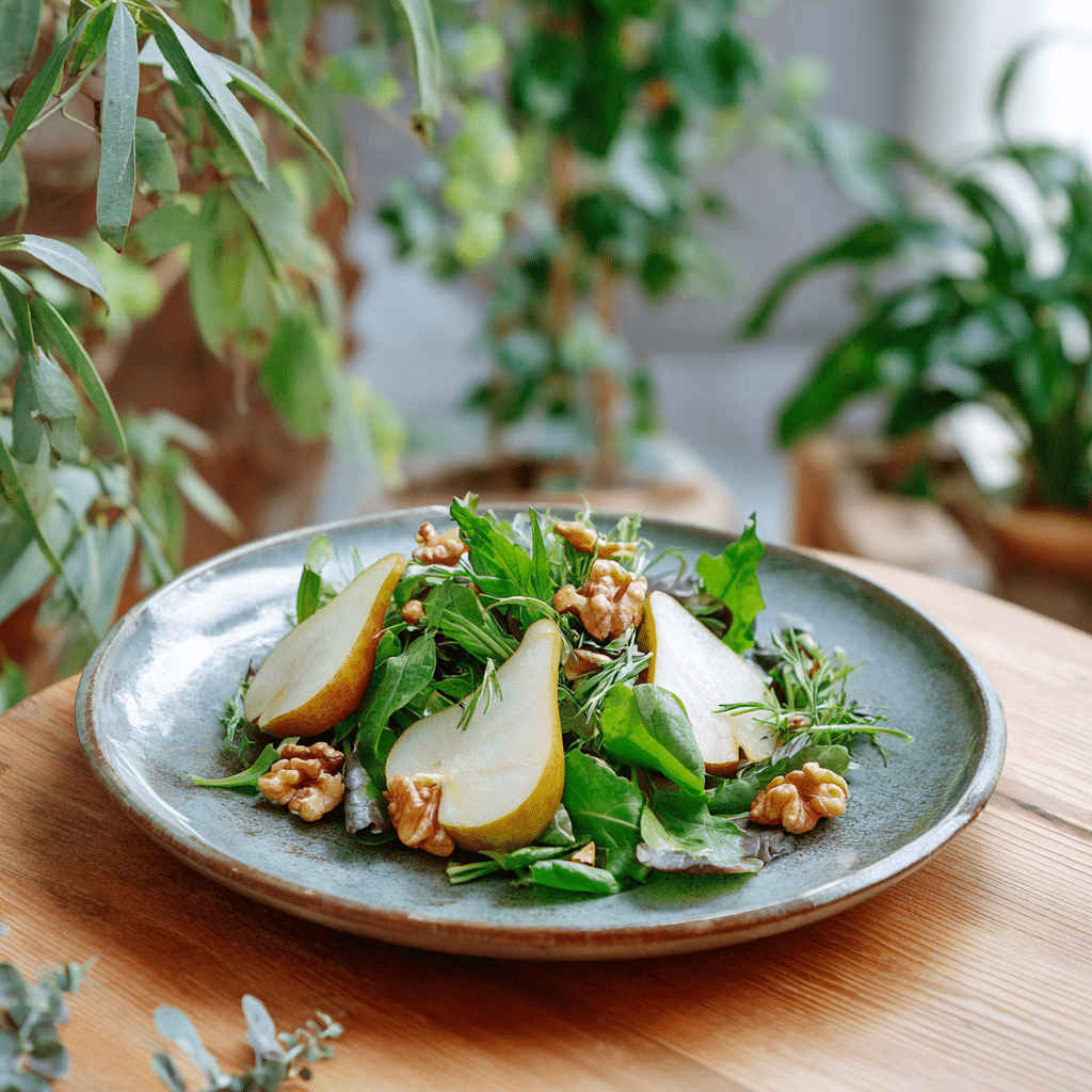 Pear and Walnut Salad - Recipe Image