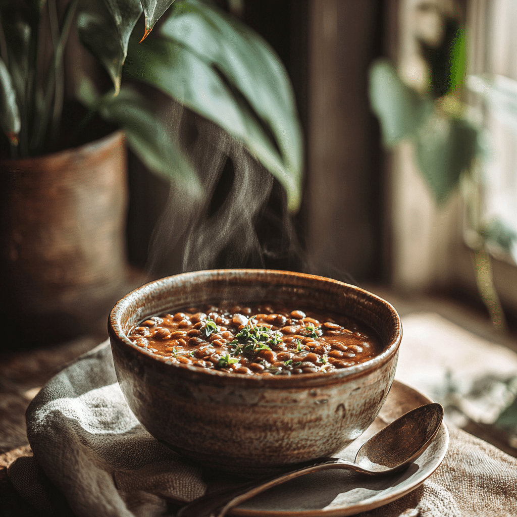 Creamy Lentil Stew - Recipe Image