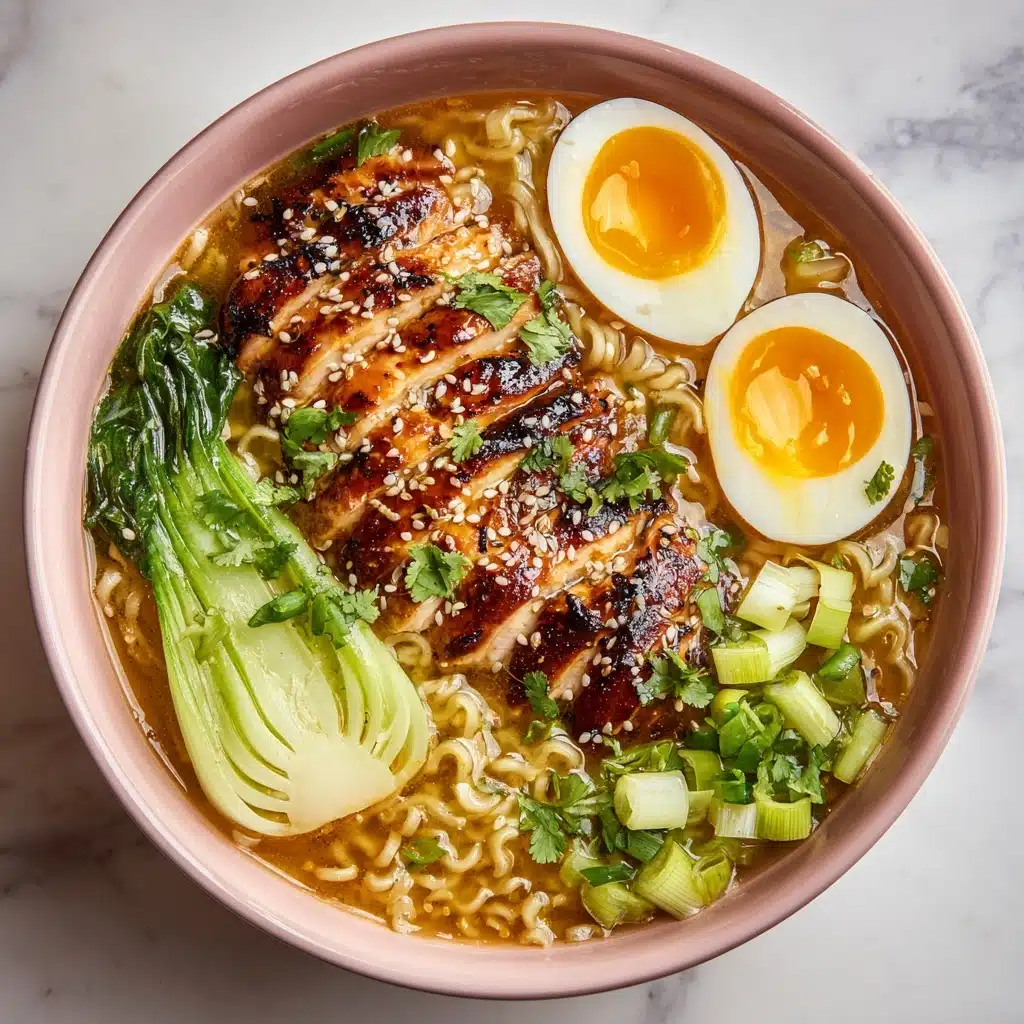 Teriyaki Chicken Ramen Noodle soup Recipe - Recipe Image