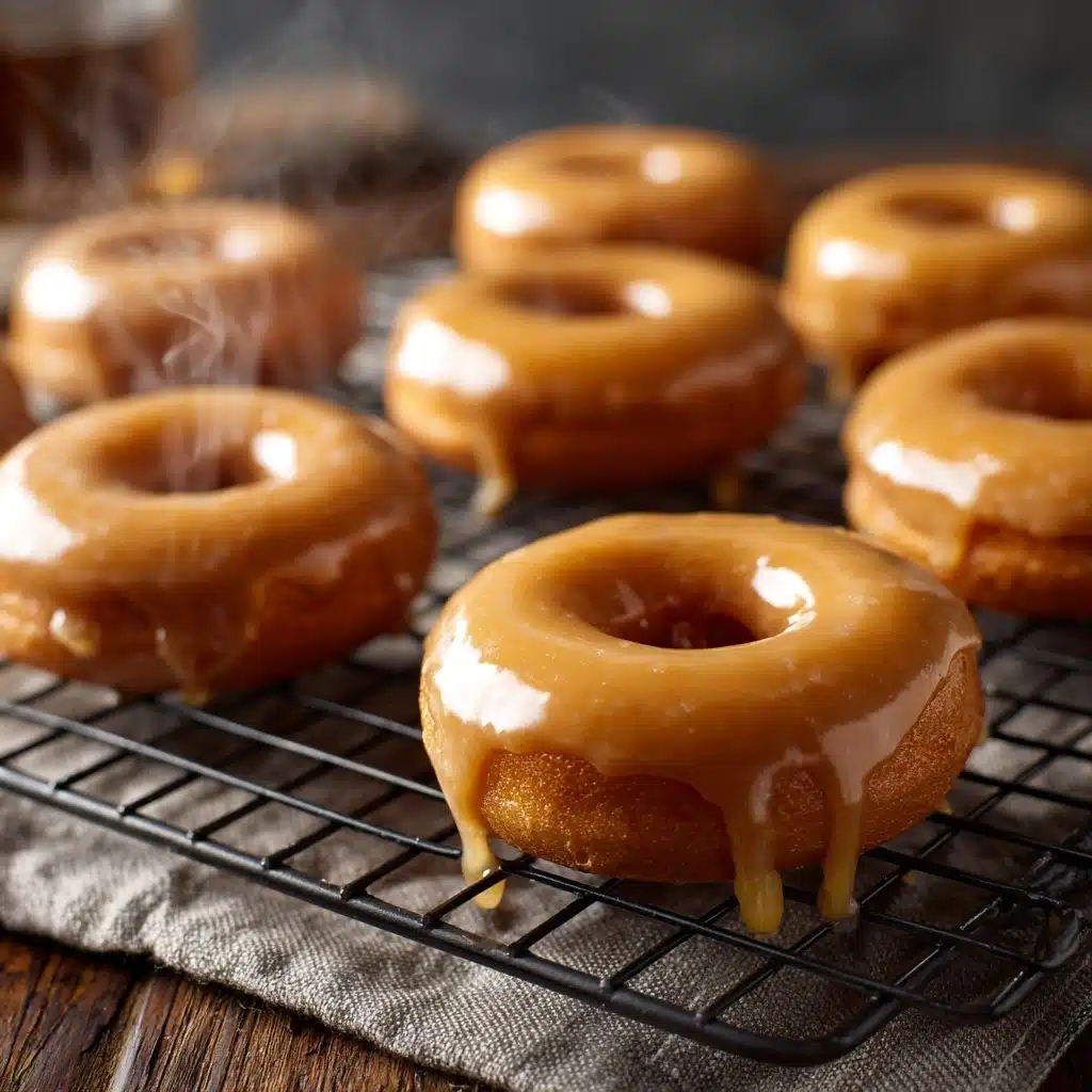 Maple Glazed Pumpkin Donuts Recipe - Recipe Image