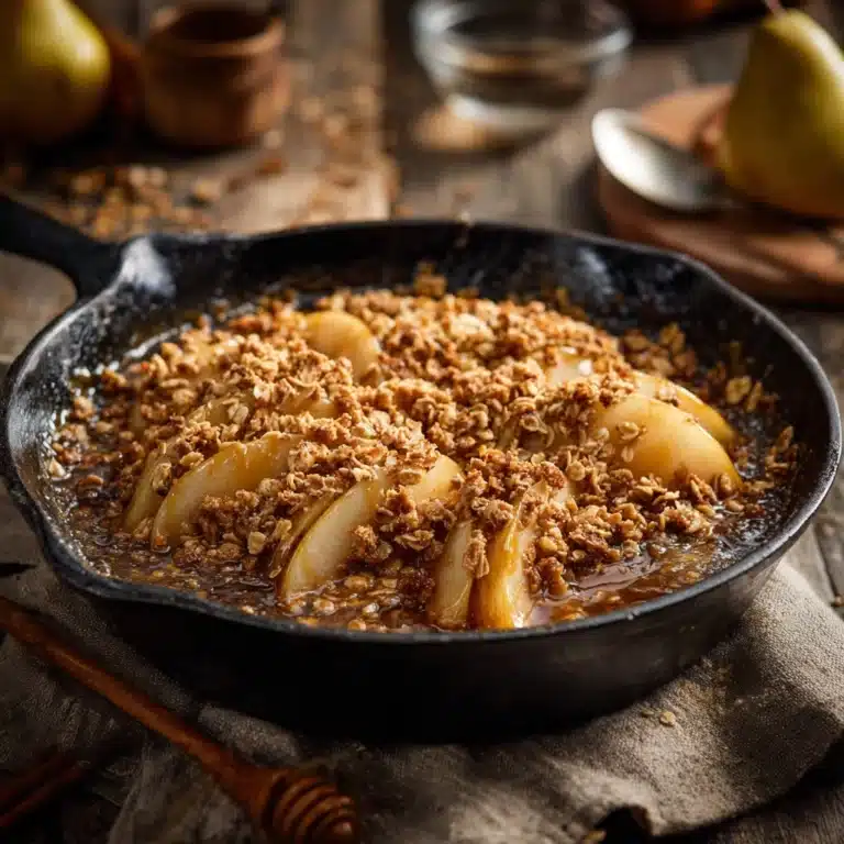 Caramel Pear Crisp Recipe