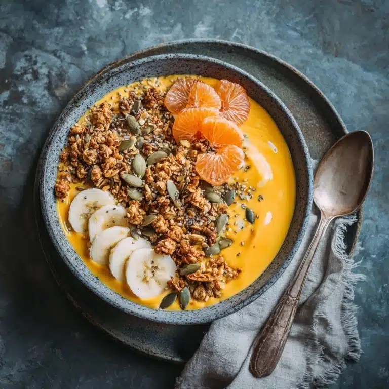 Pumpkin Spice Smoothie Bowl Recipe