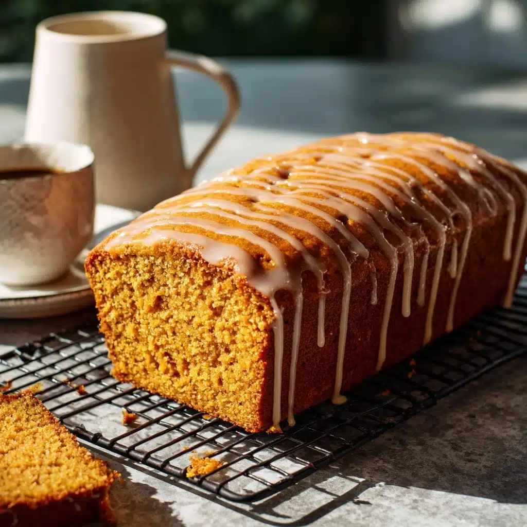 Maple Glazed Pumpkin Loaf Recipe - Recipe Image