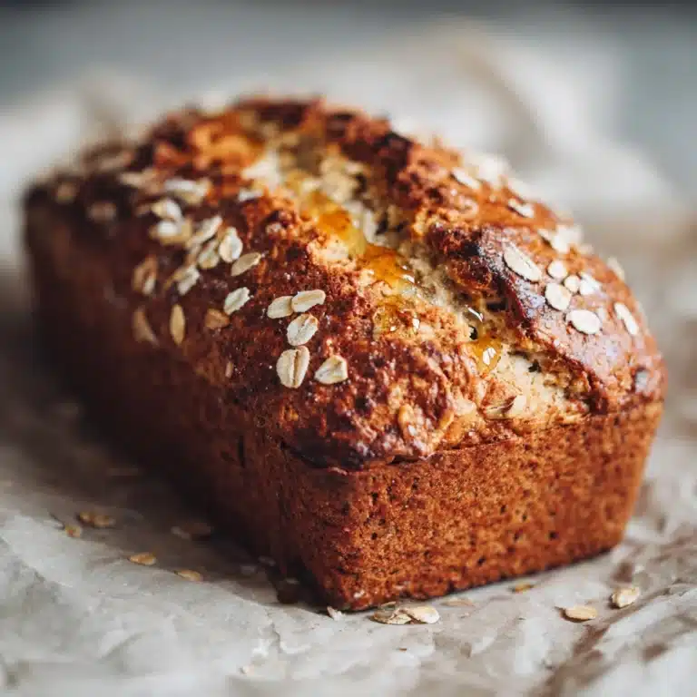 Honey Oat Loaf Cake Recipe