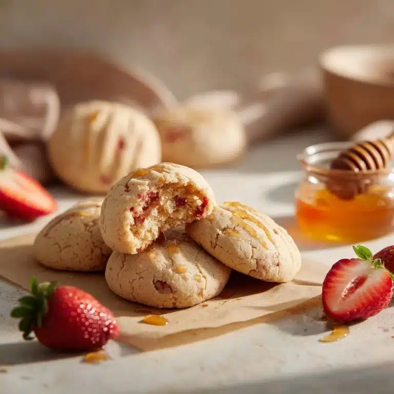 Almond Butter Strawberry Cookies Recipe