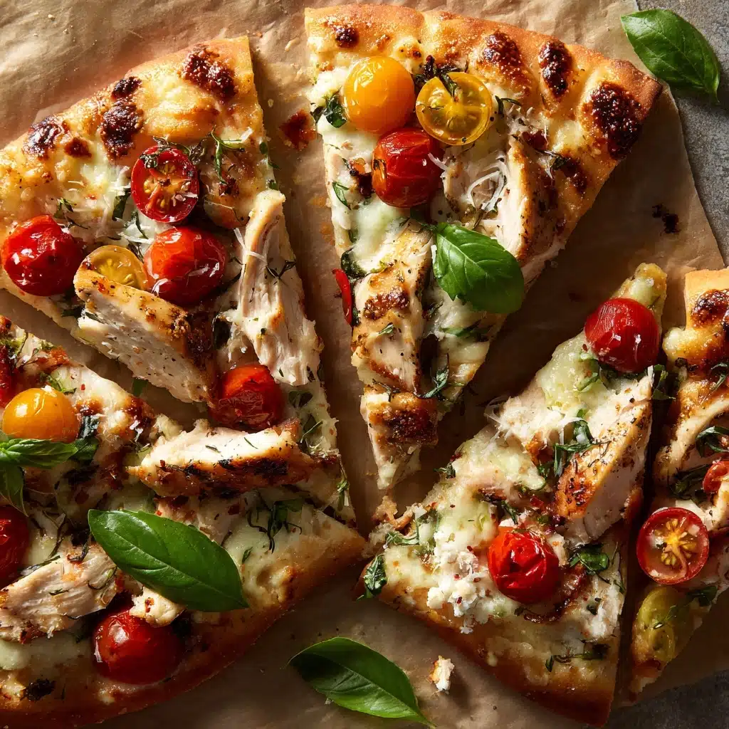 Pesto Chicken Pizza Recipe - Recipe Image