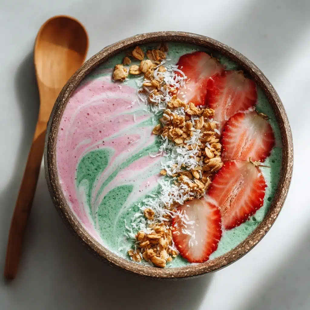 Strawberry Matcha Smoothie Bowl Recipe