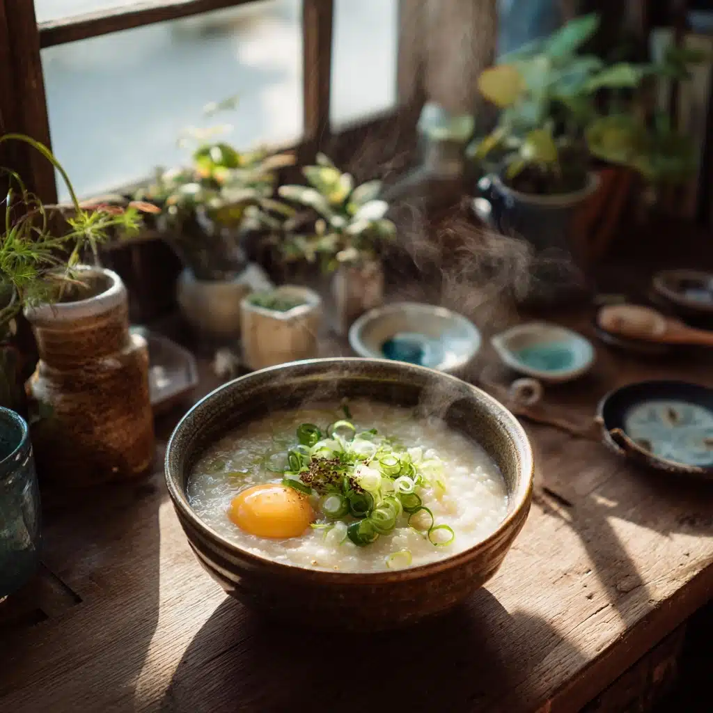 Traditional Japanese Rice Porridge (Okayu) Recipe