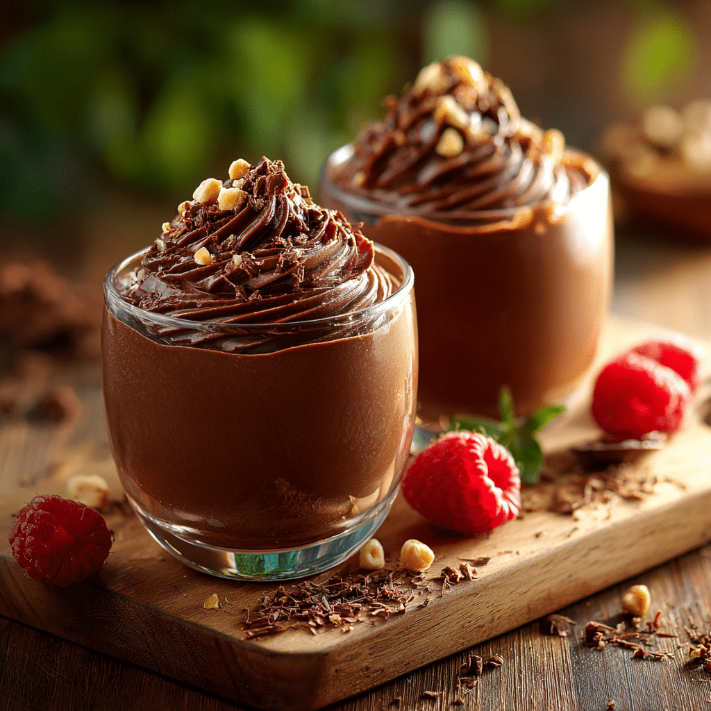 Chocolate Hazelnut Mousse (vegan) Recipe - Recipe Image