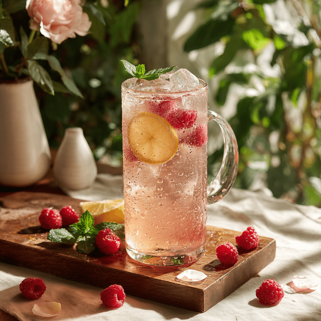 Raspberry Rose Lemonade Recipe - Recipe Image