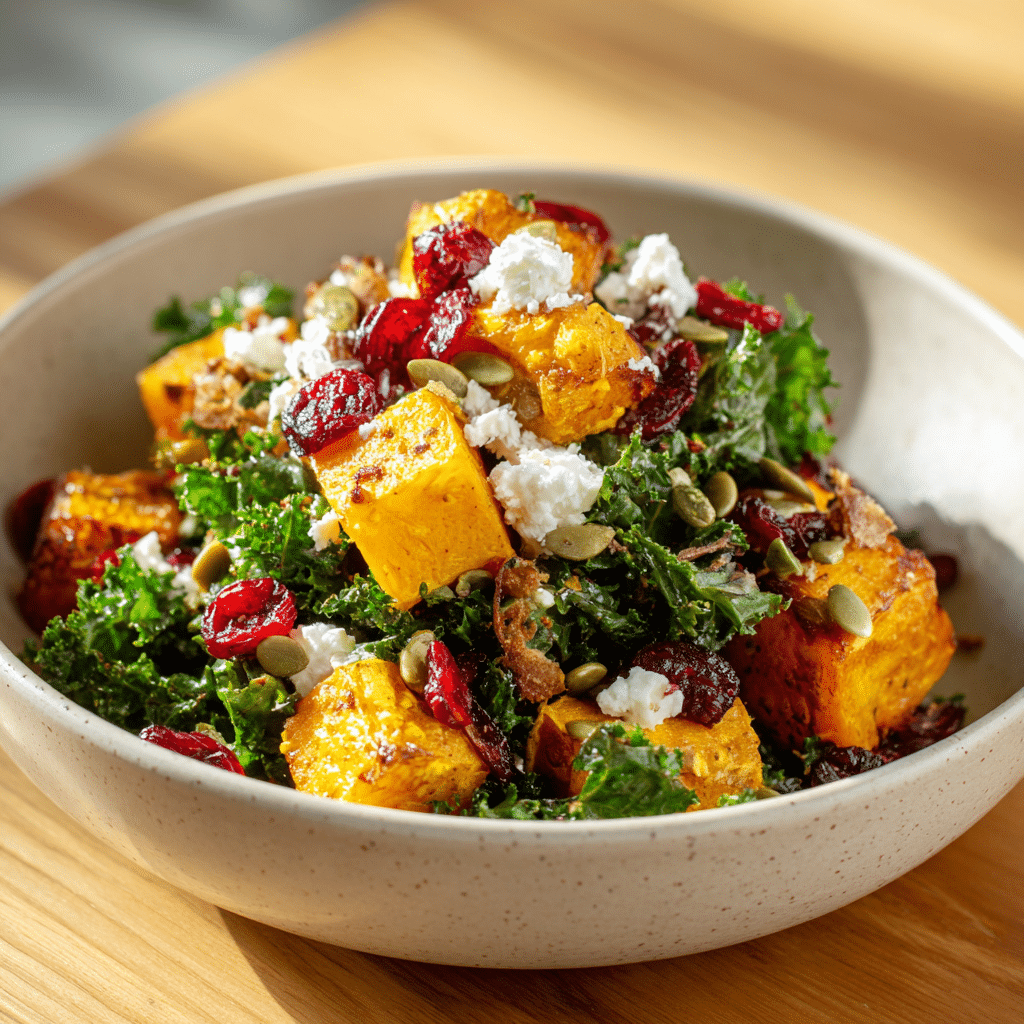 Roasted Pumpkin Panzanella Salad Recipe - Recipe Image
