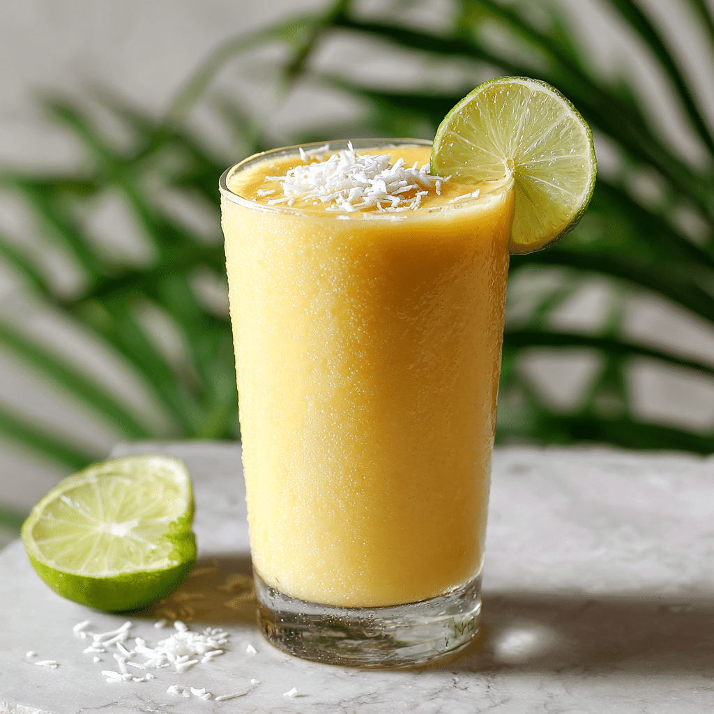 Tropical Mango Smoothie Recipe - Recipe Image