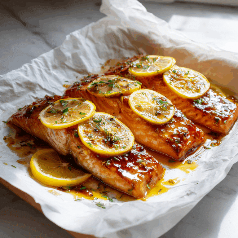 Baked Honey Mustard Salmon Recipe