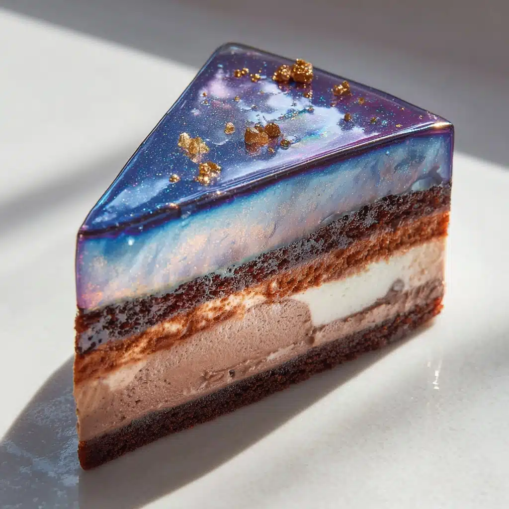 Galaxy Mirror Cake Recipe - Recipe Image