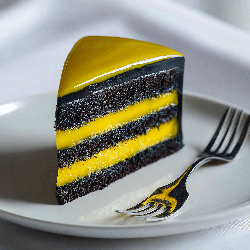 Black Lemon Eclipse Cake Recipe - Recipe Image