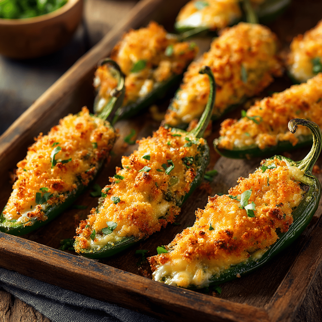Stuffed Jalapeño Poppers — Crispy & Cheesy Recipe - Recipe Image