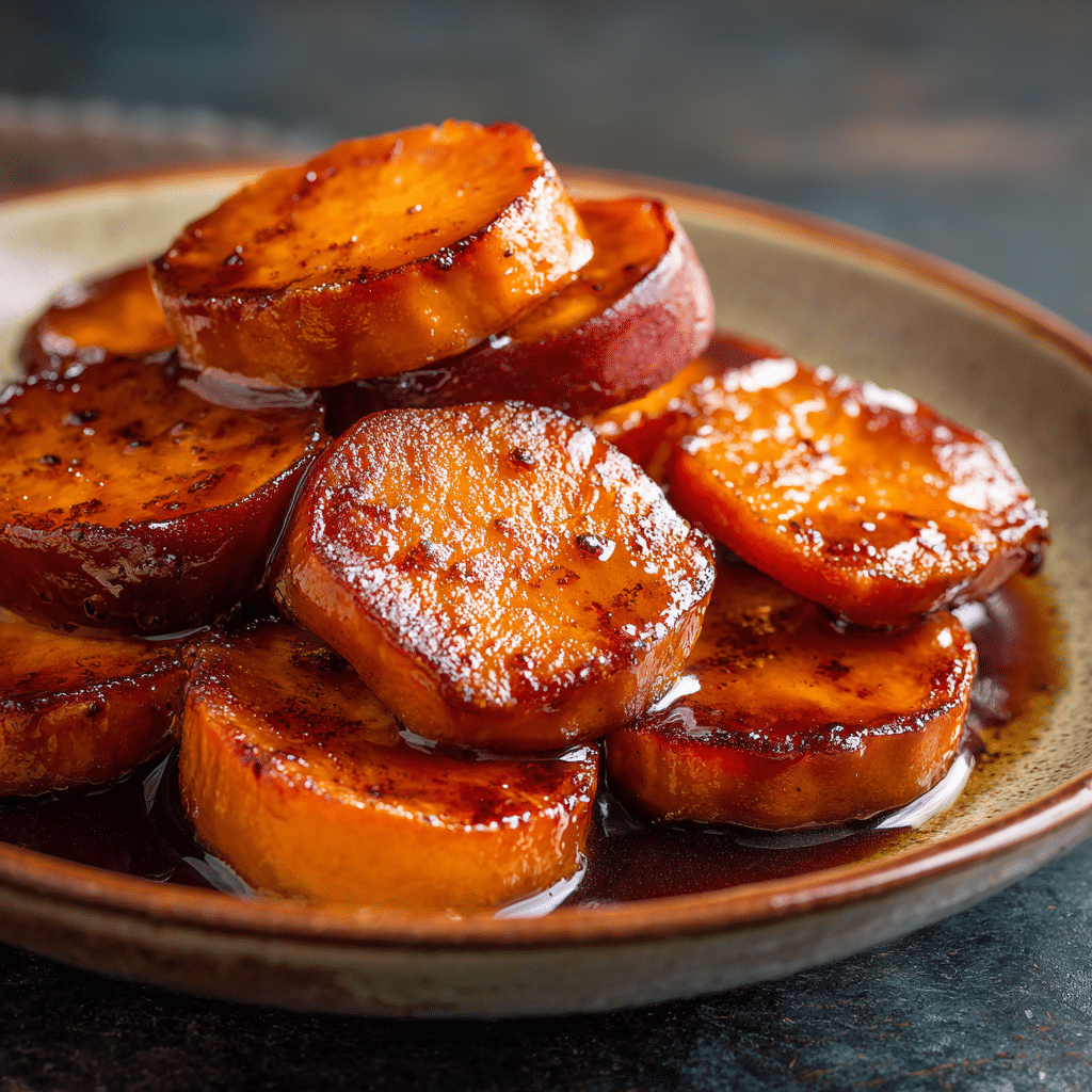 Brown Sugar Glazed Sweet Potatoes Recipe - Recipe Image