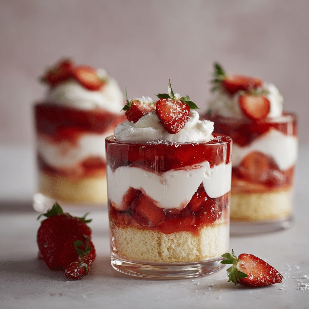 Mini Strawberry Shortcake Cups Recipe - Recipe Image