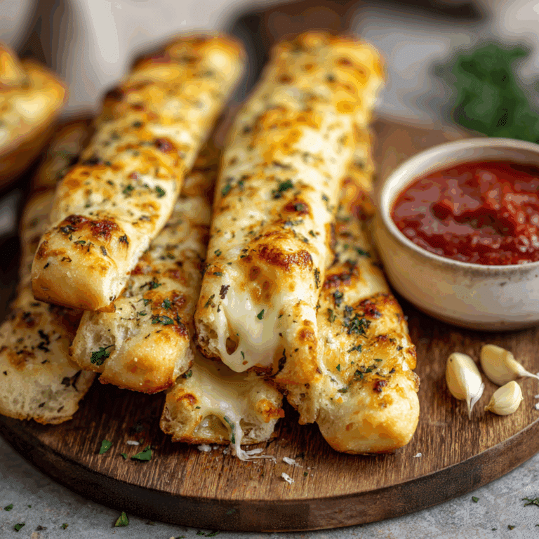Cheesy Garlic Breadsticks Recipe