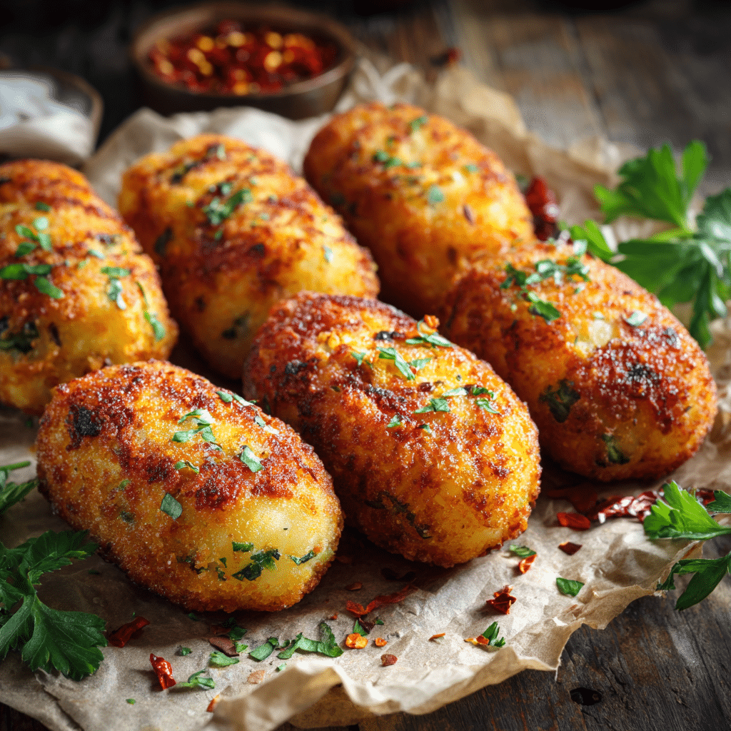 Spicy Potato Croquettes Recipe